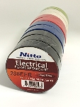 Nitto Flame Retardant Electrical Tape 288EFR - Multi-Coloured 10 Pack